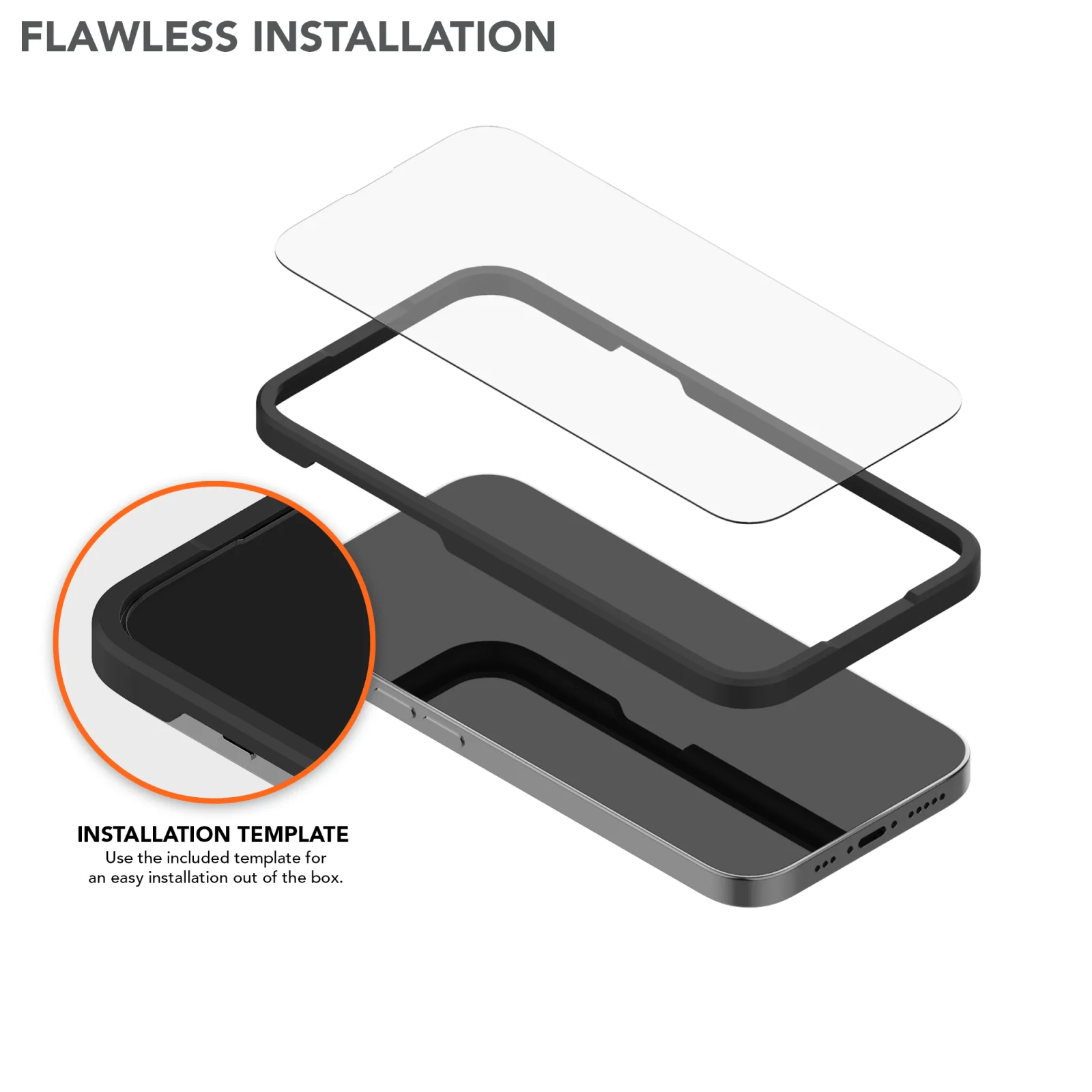 iPhone 15 Pro Max Tempered Glass Screen Protector (2 Pack) - Image 4